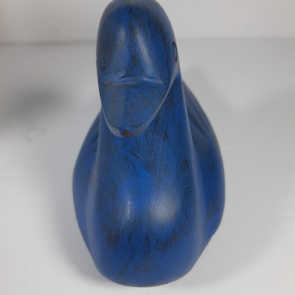 Blue duck carving - Picture 3 of 4